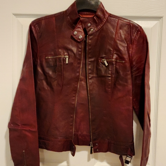 Gucci Jackets & Blazers - Gucci Vintage Biker Leather Jacket